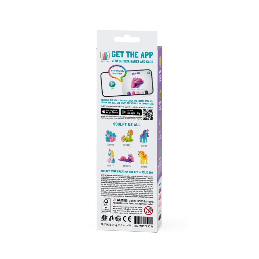 HEY CLAY modeling clay Unicorn Merry 3 pcs – 3