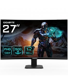 GIGABYTE GS27FC PC lamekuvar 68,6 cm (27") 1920 x 1080 pikslit Full HD LCD Must