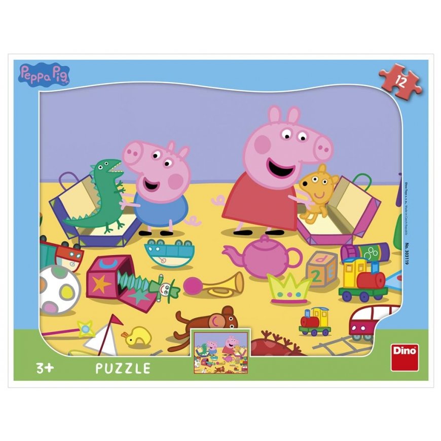 Dino plate 12 pcs Peppa Pig