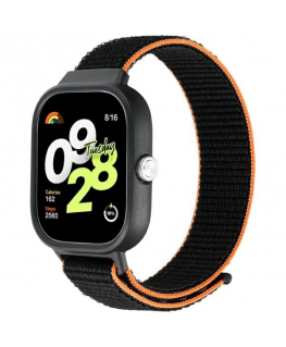Beline pasek Redmi Watch 4 czarno-pomarańczowy|bl
