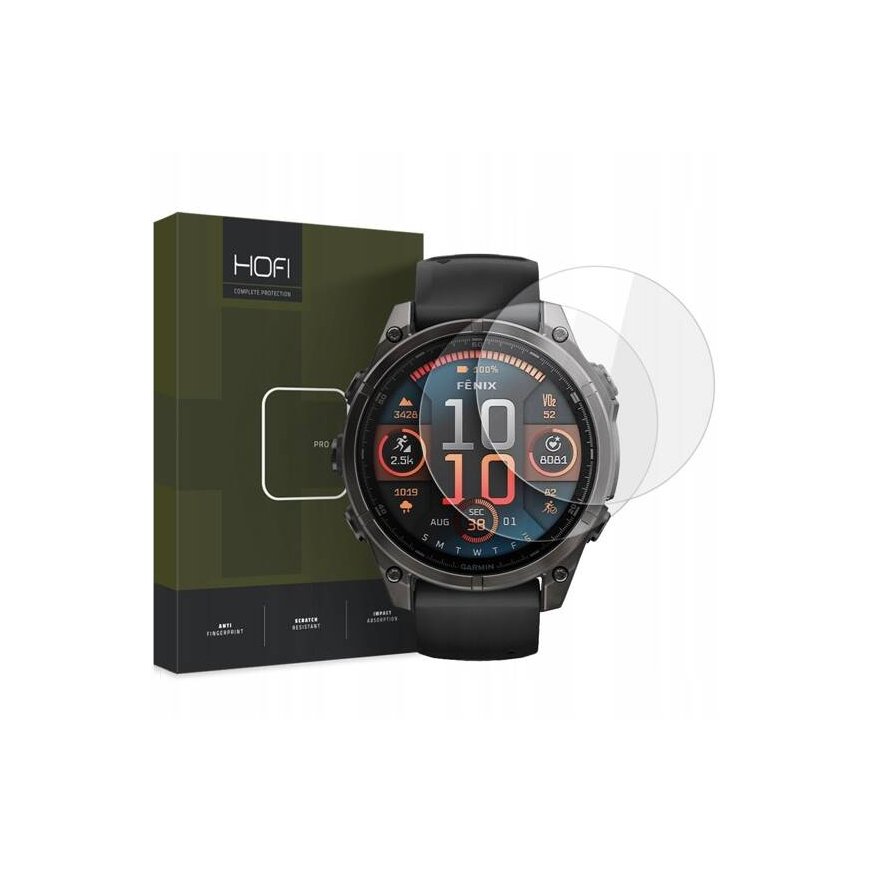 HOFI GLASS PRO+ 2-PACK GARMIN FENIX 8 (51 MM) CLEAR TEMPERED GLA