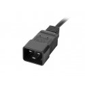 Lanberg PDU-08I-0200-C20-BK tehonjakeluyksikkö 8 AC-pistorasia(a) 1U musta Lanberg PDU-08I-0200-C20-BK tehonjakeluyksikkö 8 AC-pistorasia(a) 1U musta