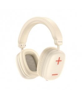AWEI słuchawki nauszne Bluetooth AT6 beżowy|off-white