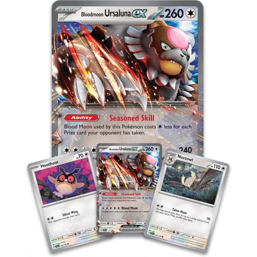Pokemon TCG: Bloodmoon Ursaluna ex Box -keräilykorttisetti – 3