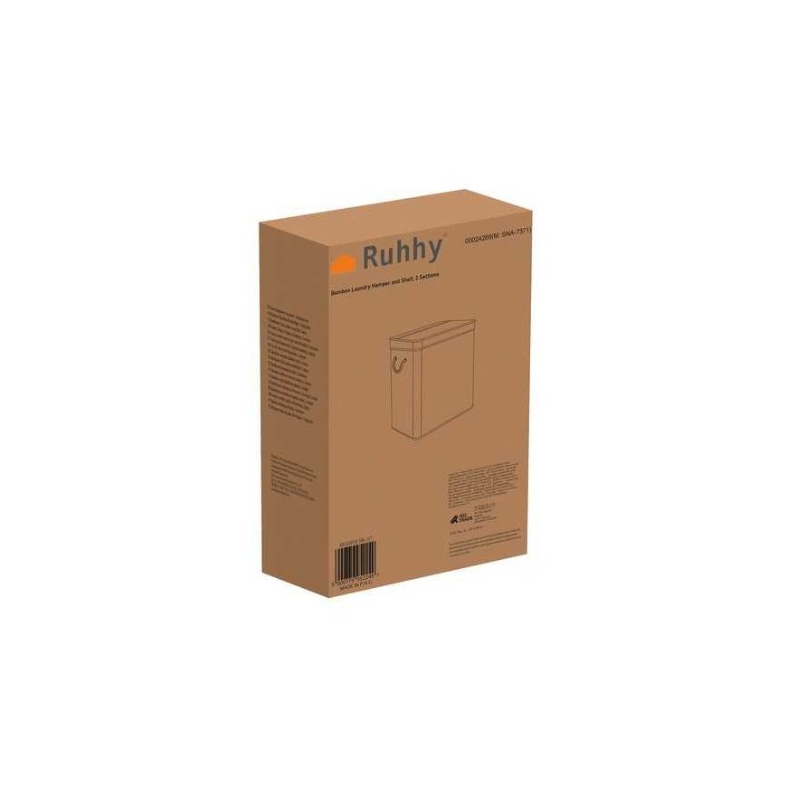 Bag bamboo na pranie - two-compartment Ruhhy 24269 – 4