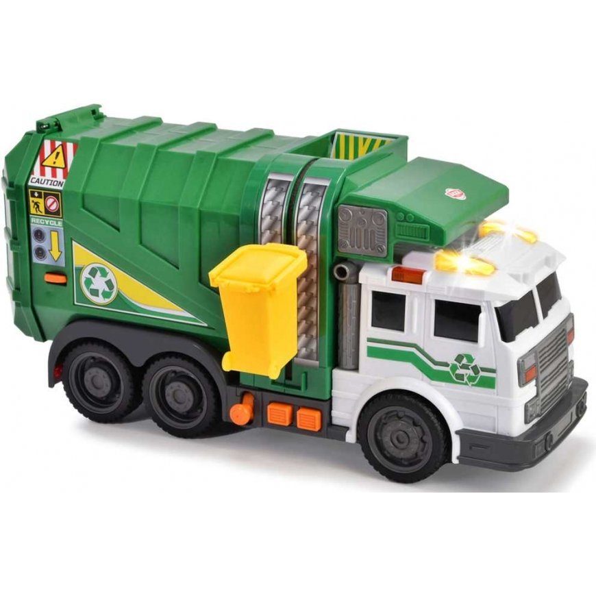 Dickie Interaktyvus šiukšliavežis City Cleaner transporto priemonė Light Sound 37 cm – 4