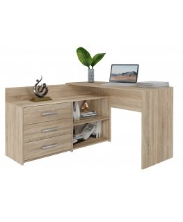 Topeshop DANY SONOMA KPL tietokonepöytä Tammenväri