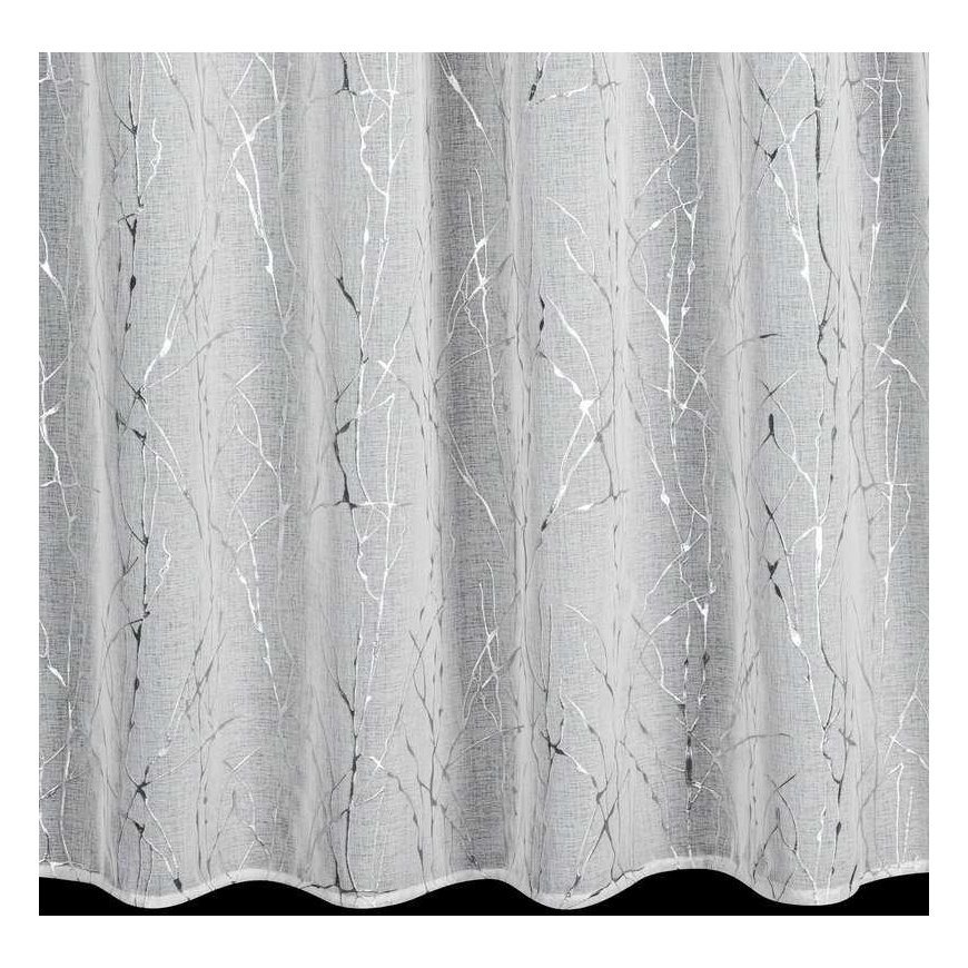 Firana 140x270 Melia white silver gotowa na taśmie Eurofirany – 5