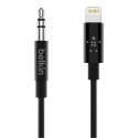 Belkin AV10172BT03-BLK garso kabelis 0,9 m 3.5mm Juoda Belkin AV10172BT03-BLK garso kabelis 0,9 m 3.5mm Juoda