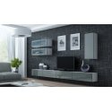 Cama TV stand VIGO 140 30/140/40 white/grey gloss Cama TV stand VIGO 140 30/140/40 white/grey gloss