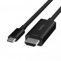 Belkin AVC012bt2MBK 2 m C tipo USB HDMI Juoda Belkin AVC012bt2MBK 2 m C tipo USB HDMI Juoda