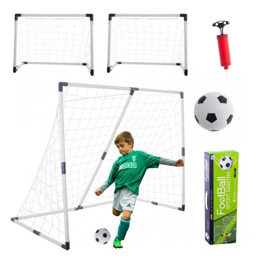 Vaikų futbolo vartai 2in1 143x110x70cm