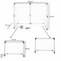 Children's soccer goal 2in1 143x110x70cm