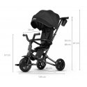 5241 Qplay Nova Niello black tricycle