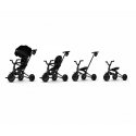 5241 Qplay Nova Niello black tricycle