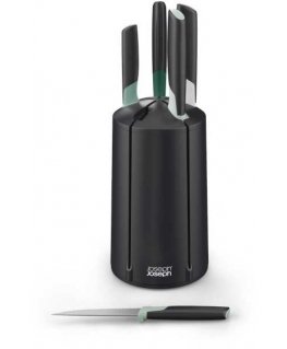 Joseph Joseph JJ-5 Knife Set in Elevate Sage Carousel Block