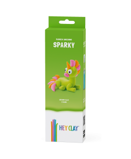 HEY CLAY modeling clay Unicorn Sparkle 3 pcs