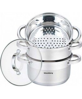 STEAM POT SET KLAUSBERG 4 ELEM. 24cm KB-7145