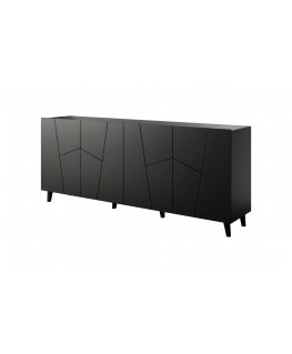 Cama ETNA komoda 200x42x82 juoda matinė