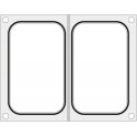 Hendi Matrix form for two containers 178x113 mm Hendi Matrix form for two containers 178x113 mm