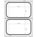 Hendi Matricos forma dviem indeliams 178x113 mm