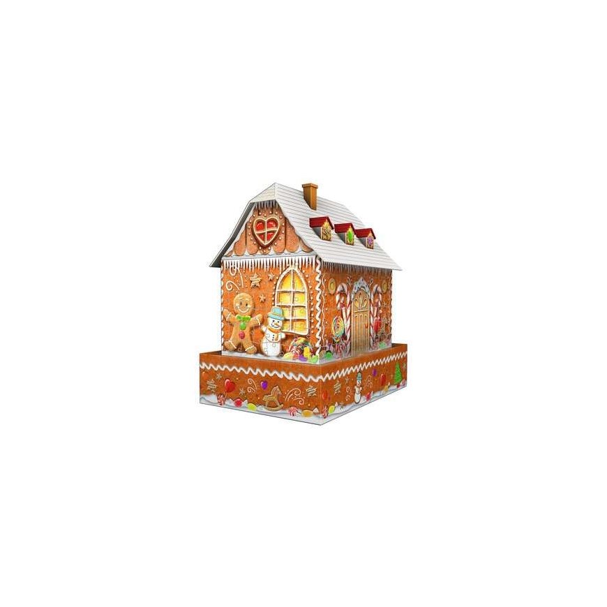 Ravensburger Christmas Gingerbread House Night Edition 3D puzle 216 pcs Ēkas – 3