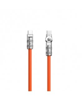 DUDAO L24CC 120W USB-C - USB-C Cable USB кабель 1 m USB C Оранжевый
