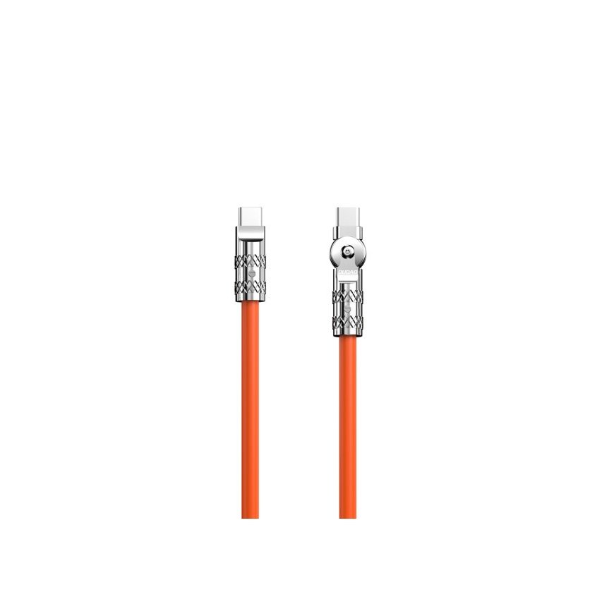 DUDAO L24CC 120W USB-C - USB-C Cable USB кабель 1 m USB C Оранжевый