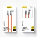 DUDAO L24CC 120W USB-C - USB-C Cable USB cable 1 m USB C Orange DUDAO L24CC 120W USB-C - USB-C Cable USB cable 1 m USB C Orange