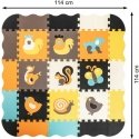 Kontext Putplasčio dėlionės kilimėlis / žaidimų kilimėlis vaikams 25vnt. spalvoti gyvūnai 114cm x 114cm x 1cm Kontext Putplasčio dėlionės kilimėlis / žaidimų kilimėlis vaikams 25vnt. spalvoti gyvūnai 114cm x 114cm x 1cm