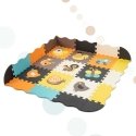 Kontext Foam puzzle mat / play mat for children 25 pcs. colored animals 114cm x 114cm x 1cm