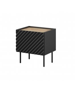 Cama ONDA naktinis staliukas 2 vnt. 50x40x54 juodos spalvos