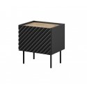 Cama ONDA bedside table 2 pcs. 50x40x54 black Cama ONDA bedside table 2 pcs. 50x40x54 black