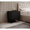 Cama 301461 naktsskapītis 0 atvilktne (-s) Melns