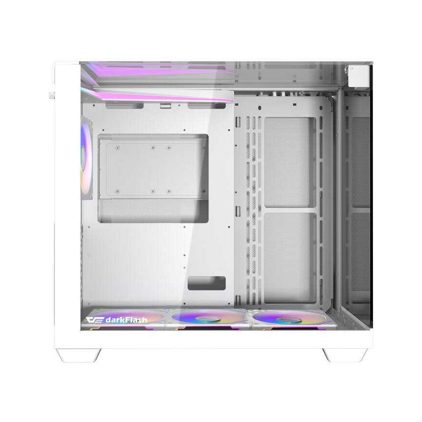 Darkflash TH285 kompiuterio dėklas, 4 ventiliatoriai (baltas) – 3