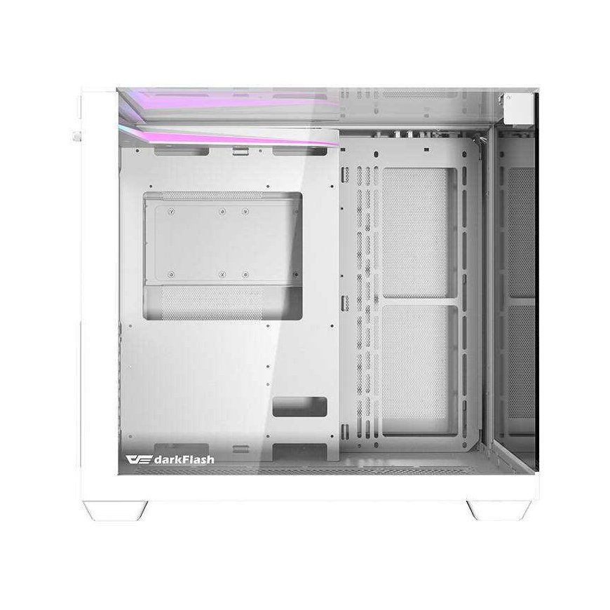 Darkflash TH285 kompiuterio dėklas, 4 ventiliatoriai (baltas) – 4