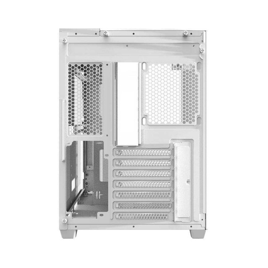 Darkflash TH285 kompiuterio dėklas, 4 ventiliatoriai (baltas) – 5