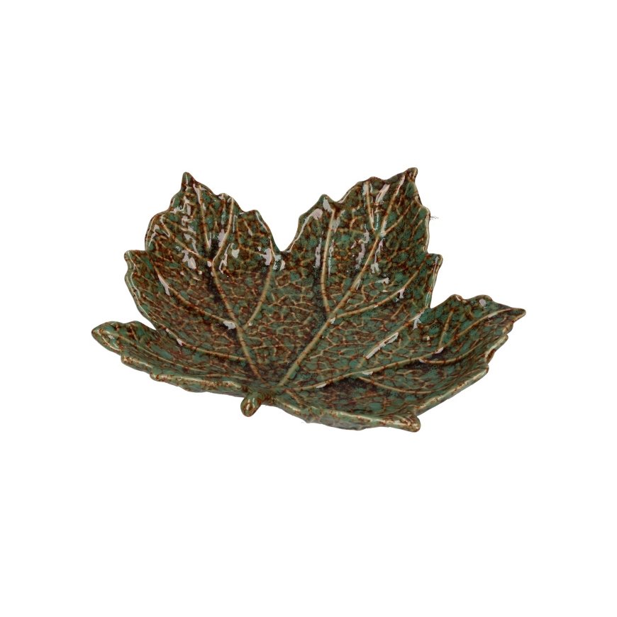 Komplektis 2 Sfogliami Plane Leaf plaati - roheline, 19,5 cm