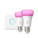 Philips Hue White and colour ambience Pradinis rinkinys: 2 E27 išmaniosios lemputės (1100) Philips Hue White and colour ambience Pradinis rinkinys: 2 E27 išmaniosios lemputės (1100)