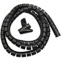 Cable organiser cover MCTV-676 B black Cable organiser cover MCTV-676 B black