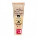 Eveline Satin Matt Mattifying & Covering Foundation 4in1 liquid Eveline Satin Matt Mattifying & Covering Foundation 4in1 liquid