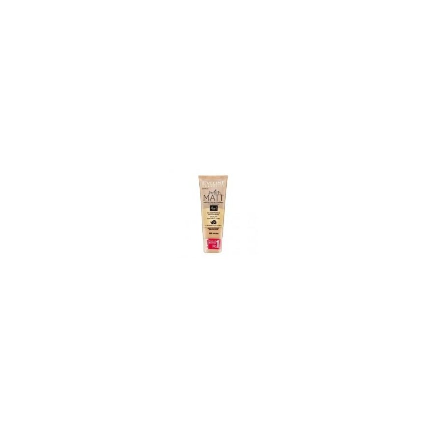 Eveline Satin Matt Mattifying & Covering Foundation 4in1 liquid – 2