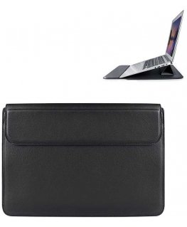 Devia MacBook bracket bag Ultra-Thin 15.4'' waterproof PU leather black