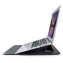 Devia MacBook bracket bag Ultra-Thin 15,4'' waterproof PU leather juodas Devia MacBook bracket bag Ultra-Thin 15,4'' waterproof PU leather juodas