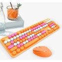 MOFII Sweet Bezvadu 2.4G Klaviatūra pilna izmēra un optiskā pel MOFII Sweet Bezvadu 2.4G Klaviatūra pilna izmēra un optiskā pel