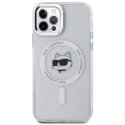 Case Karl Lagerfeld KLHMP12MHLSCHH iPhone 12 / 12 Pro 6.1" white/white hardcase IML Metal Choupette Head MagSafe Case Karl Lagerfeld KLHMP12MHLSCHH iPhone 12 / 12 Pro 6.1" white/white hardcase IML Metal Choupette Head MagSafe