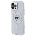 Case Karl Lagerfeld KLHMP12MHLSCHH iPhone 12 / 12 Pro 6.1" white/white hardcase IML Metal Choupette Head MagSafe Case Karl Lagerfeld KLHMP12MHLSCHH iPhone 12 / 12 Pro 6.1" white/white hardcase IML Metal Choupette Head MagSafe