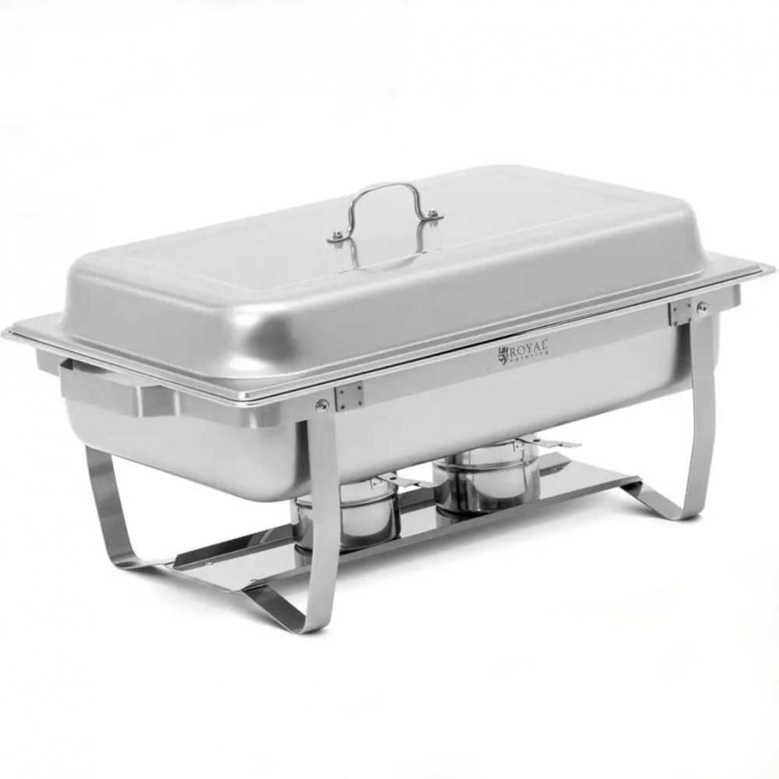 Royal Catering Buffet bain-marie food warmer for pasta GN 1/1 7.5 l STEEL - 2 pcs in a set. – 2
