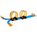 Lean Toys Race track with 4 loops, two 181 cm cars