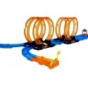 Lean Toys Lenktynių trasa su 4 kilpomis, dviem 181 cm automobiliais Lean Toys Lenktynių trasa su 4 kilpomis, dviem 181 cm automobiliais